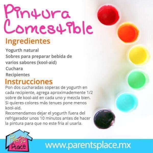 Pintura Casera para niños (No tóxica) 🟥🟨🟩🟦🟪 #recetafacil  #pinturaparaniños 