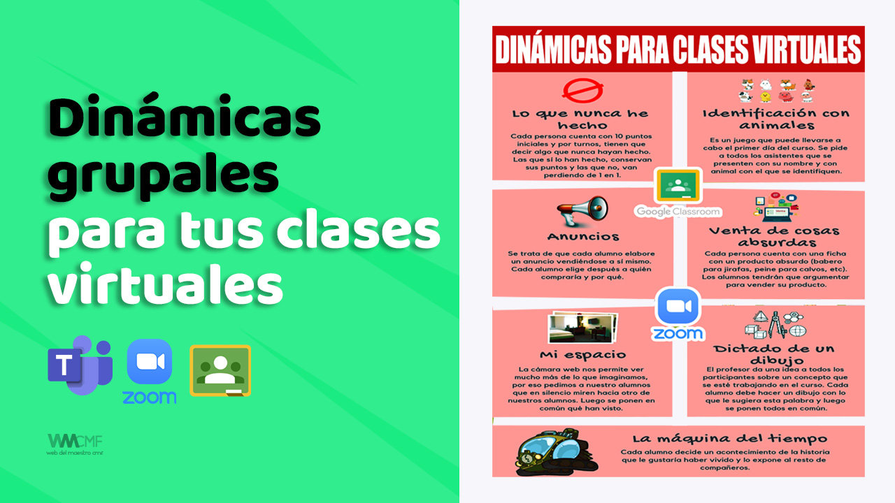 Dinámicas Grupales Para Clases Virtuales
