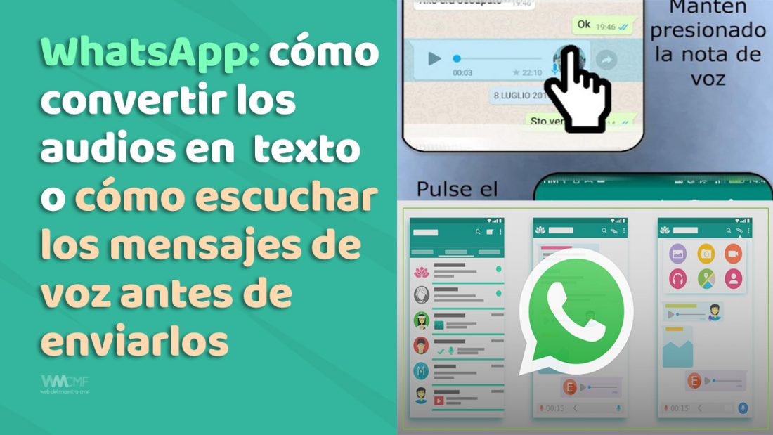 Cómo escuchar sus mensajes de voz en WhatsApp antes de enviarlos o cómo