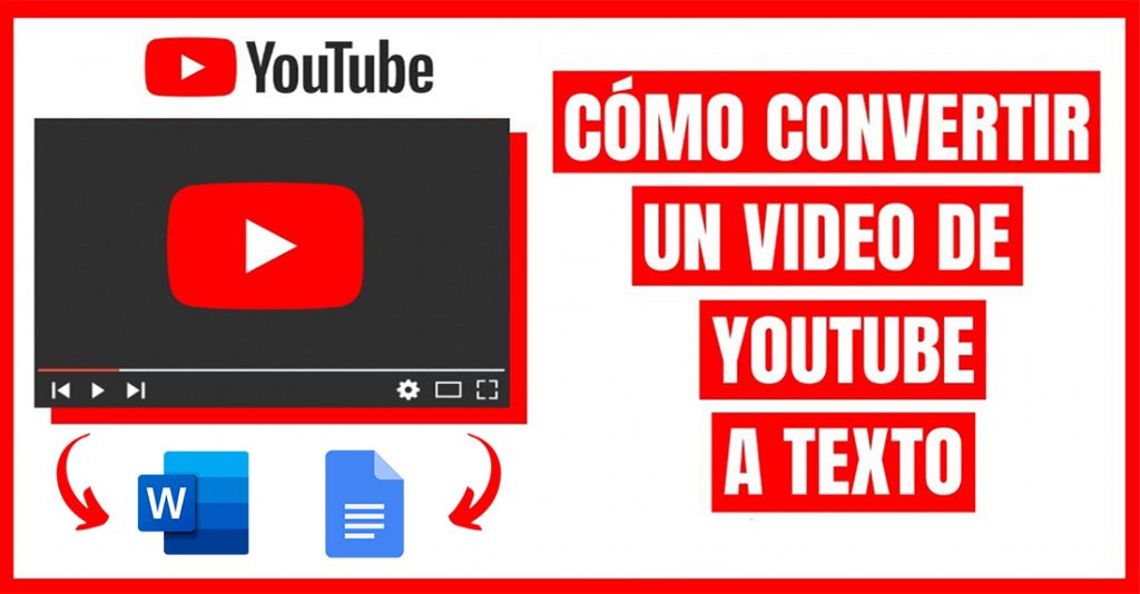 Cómo pasar todo el audio de un video de YouTube y transcribirlo a Word ...