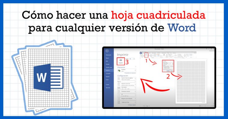 Cómo Hacer Una Hoja Cuadriculada Para Cualquier Versión De Word Descargue Plantillas En Varios 1708