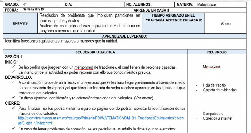 Formato para la elaboración del plan de reforzamiento ciclo escolar - 2025
