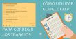 Cómo utilizar Google Keep para corregir los trabajos de tus alumnos - 2026