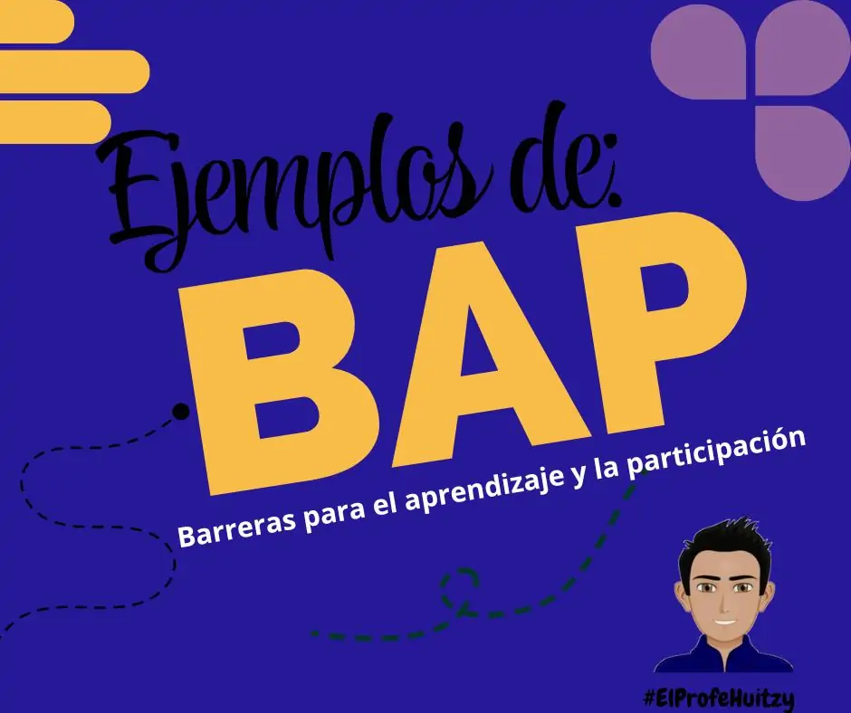 Ejemplos de BAP barreras para el aprendizaje y la participación