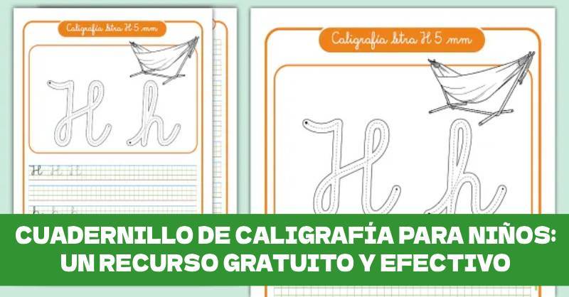 cuadernillos caligrafía para niños