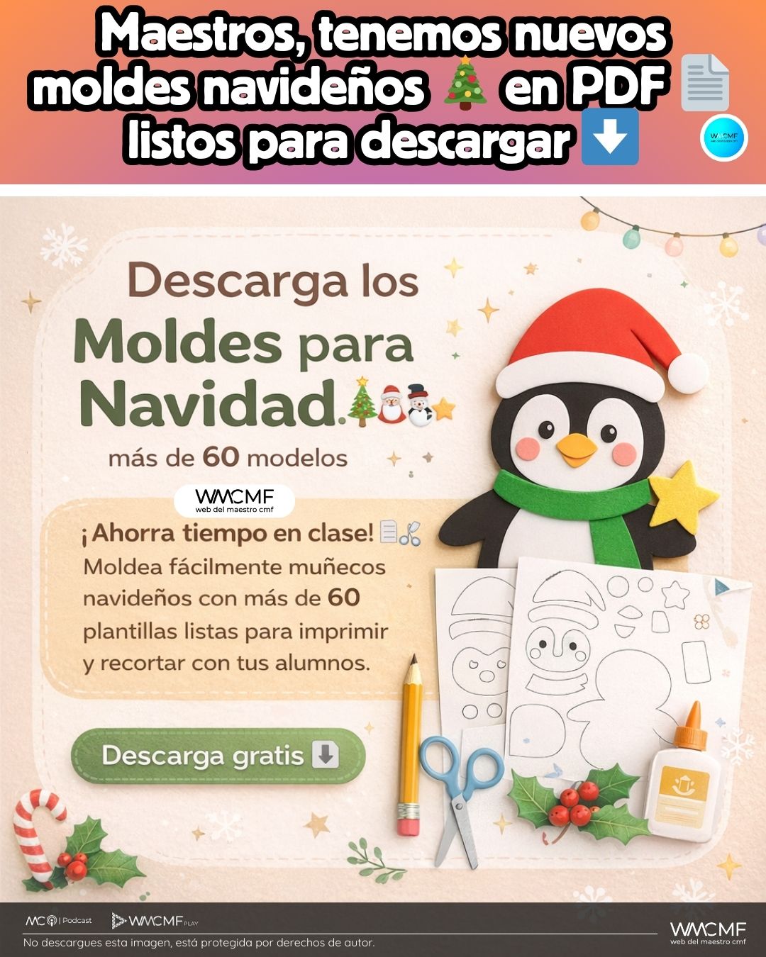 Descarga los moldes y plantillas de letras de “Feliz Navidad” y el ...
